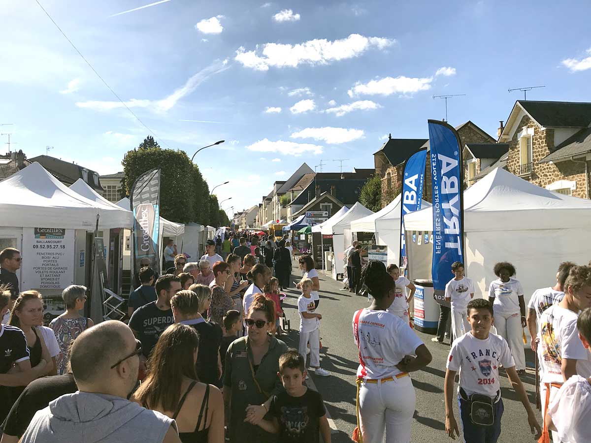 Exposants à la foire d'Arpajon